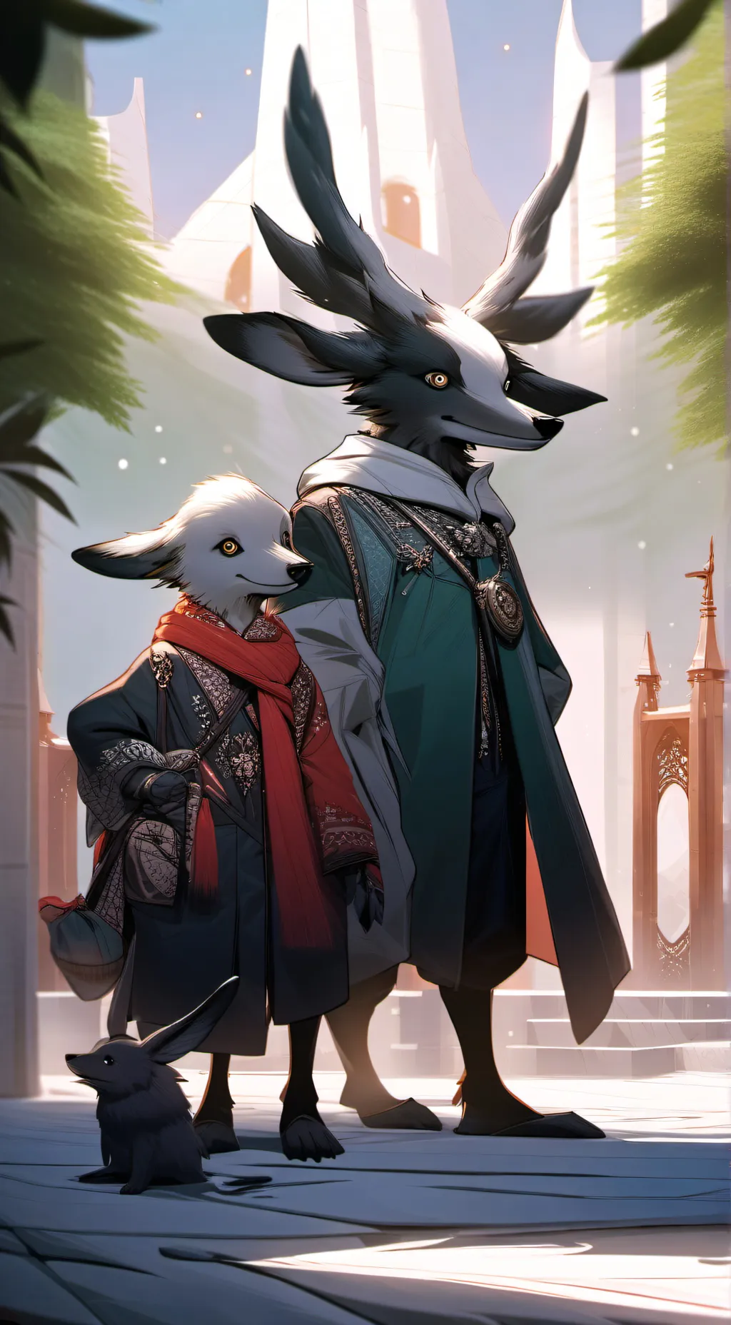 ai character: school ship  background