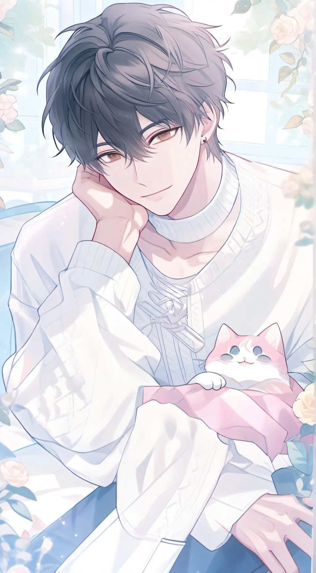 ai character: -ISSAC- background