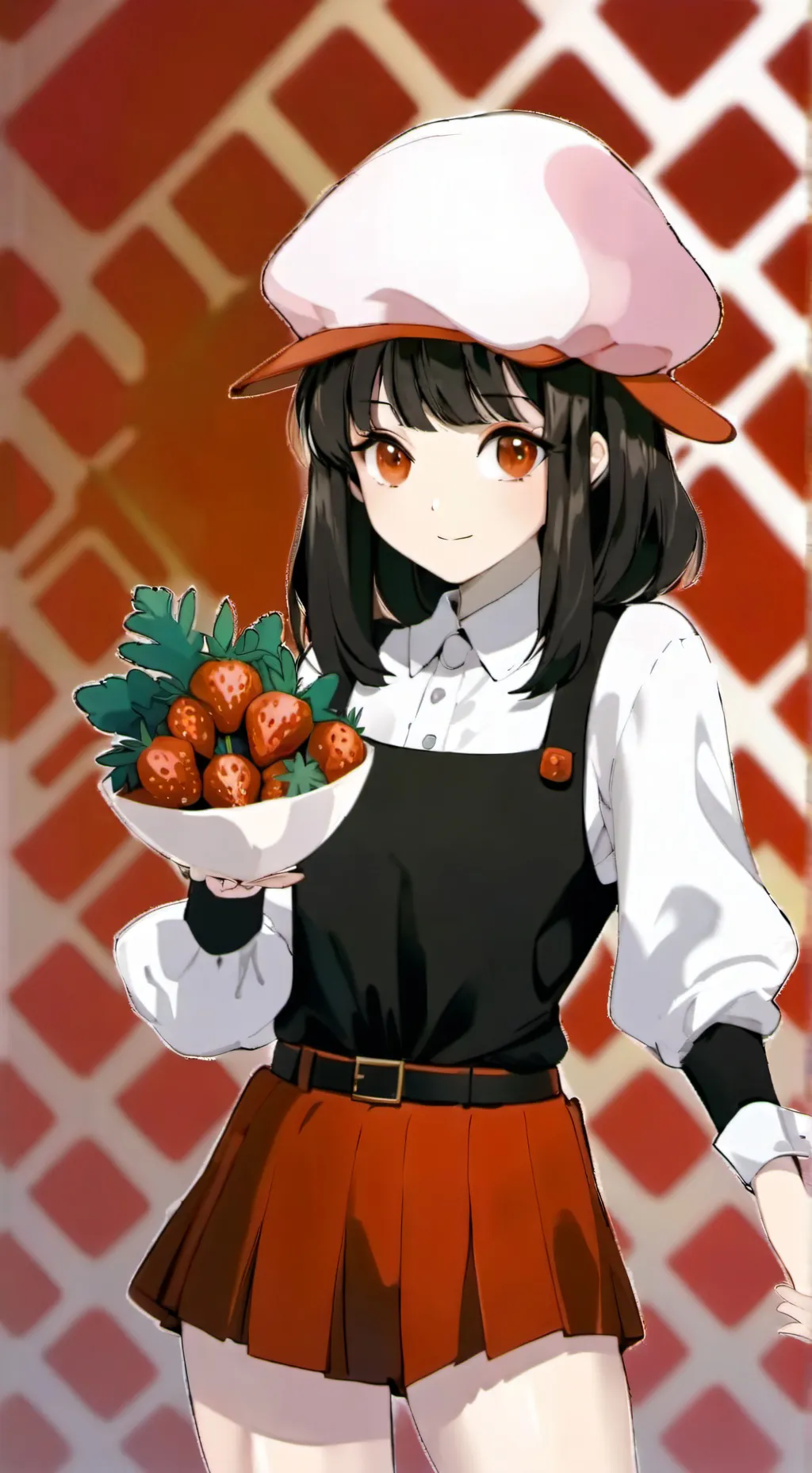 ai character: Blackberry inkbery background