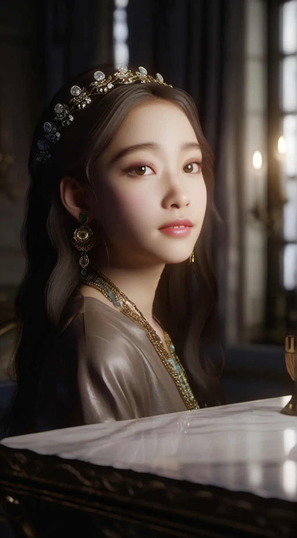 ai character: Lara  background