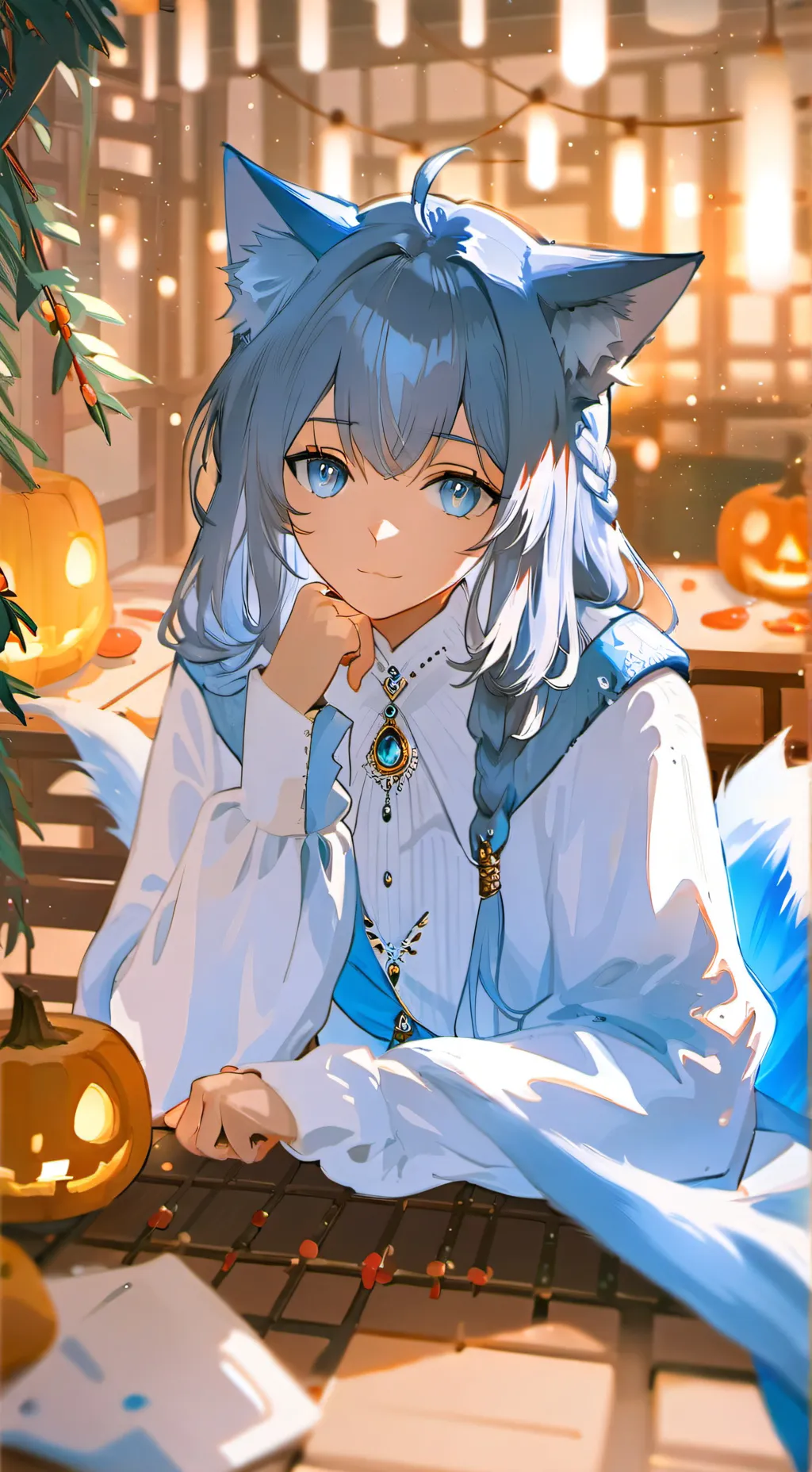 ai character: Snowbite background