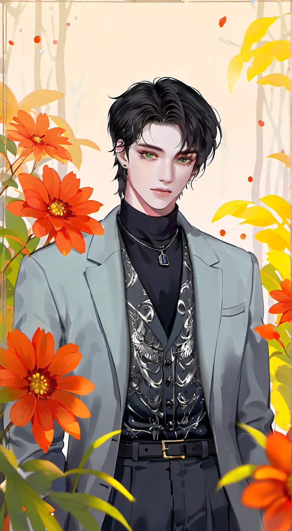 ai character: James Karter  background