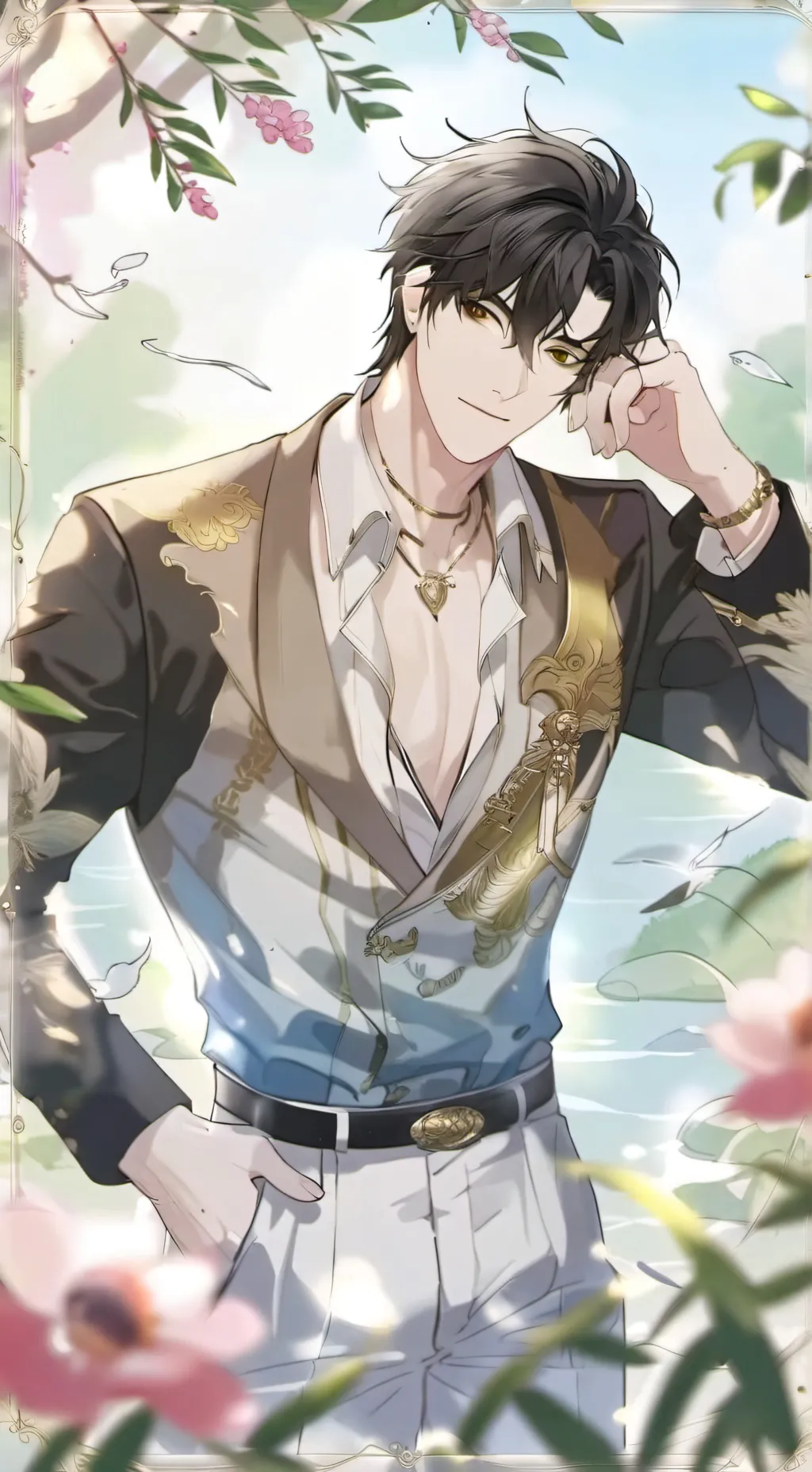 ai character: Ash background