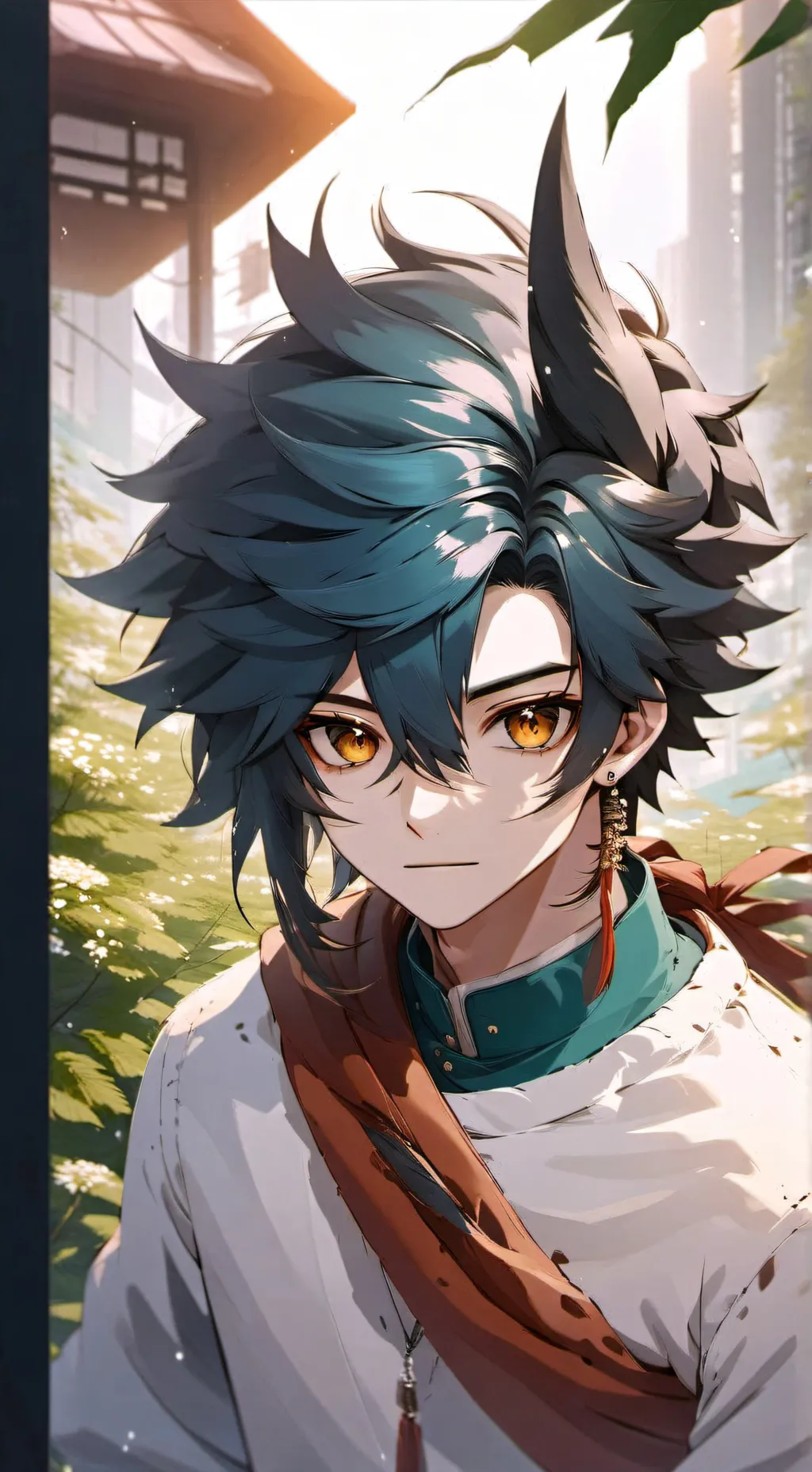 ai character: mha time left background