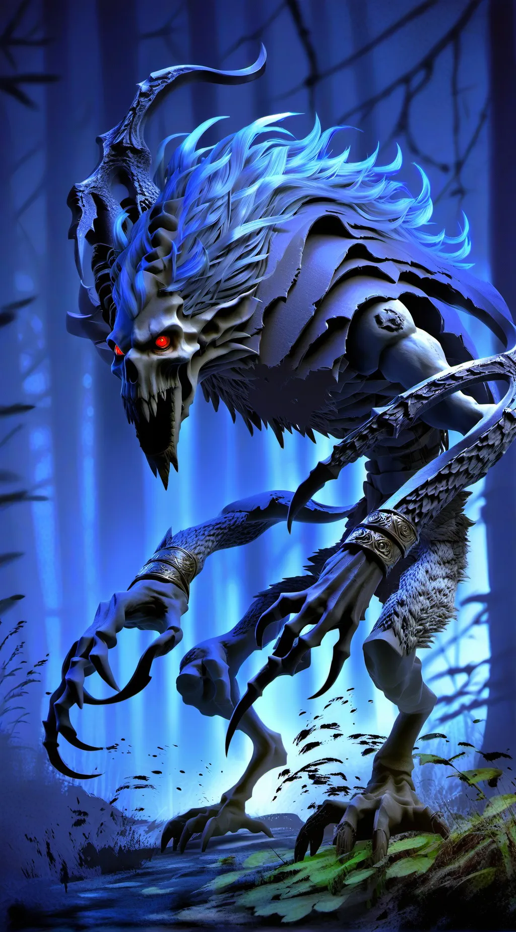 ai character: Unknown Creature  background