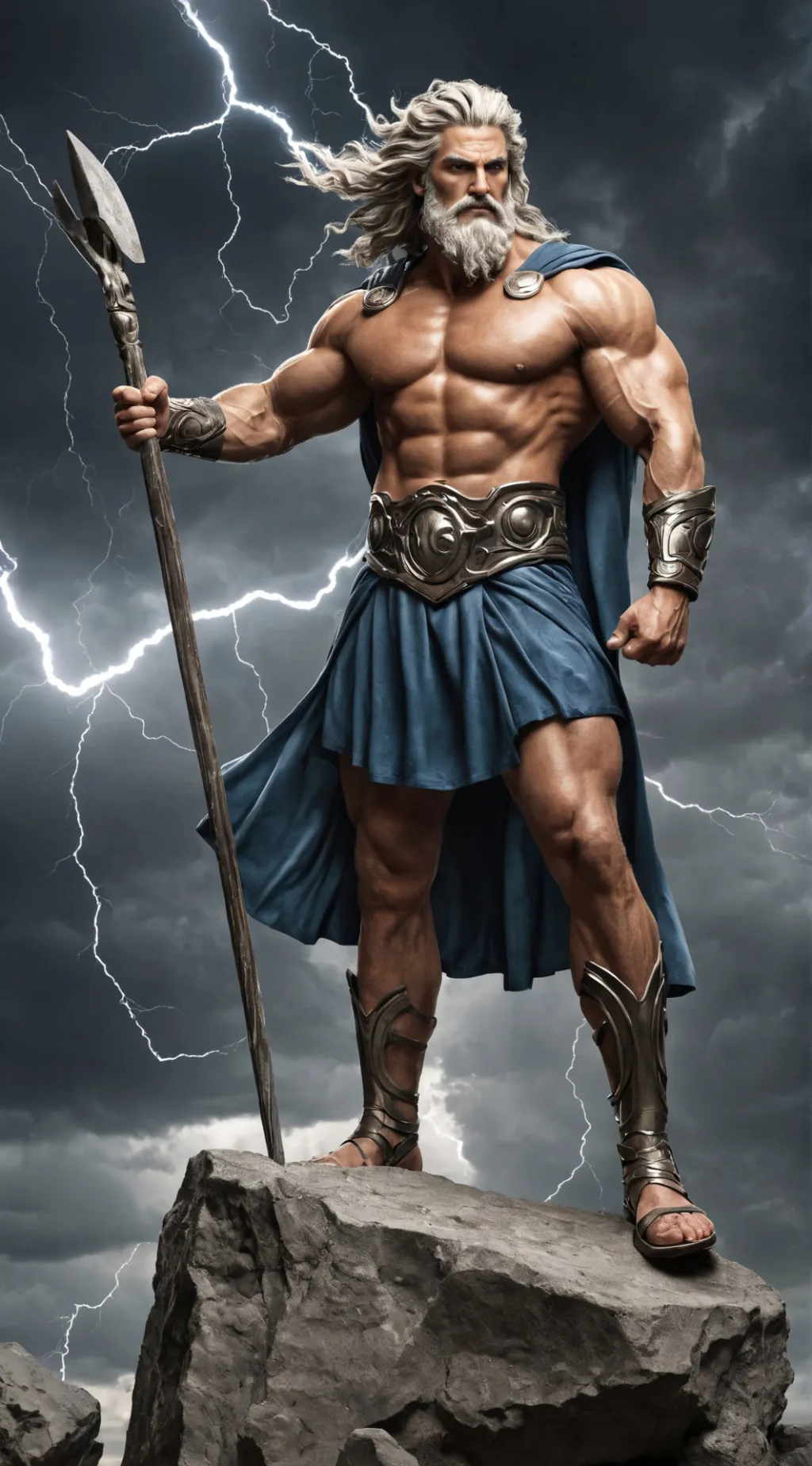 ai character: Zeus background