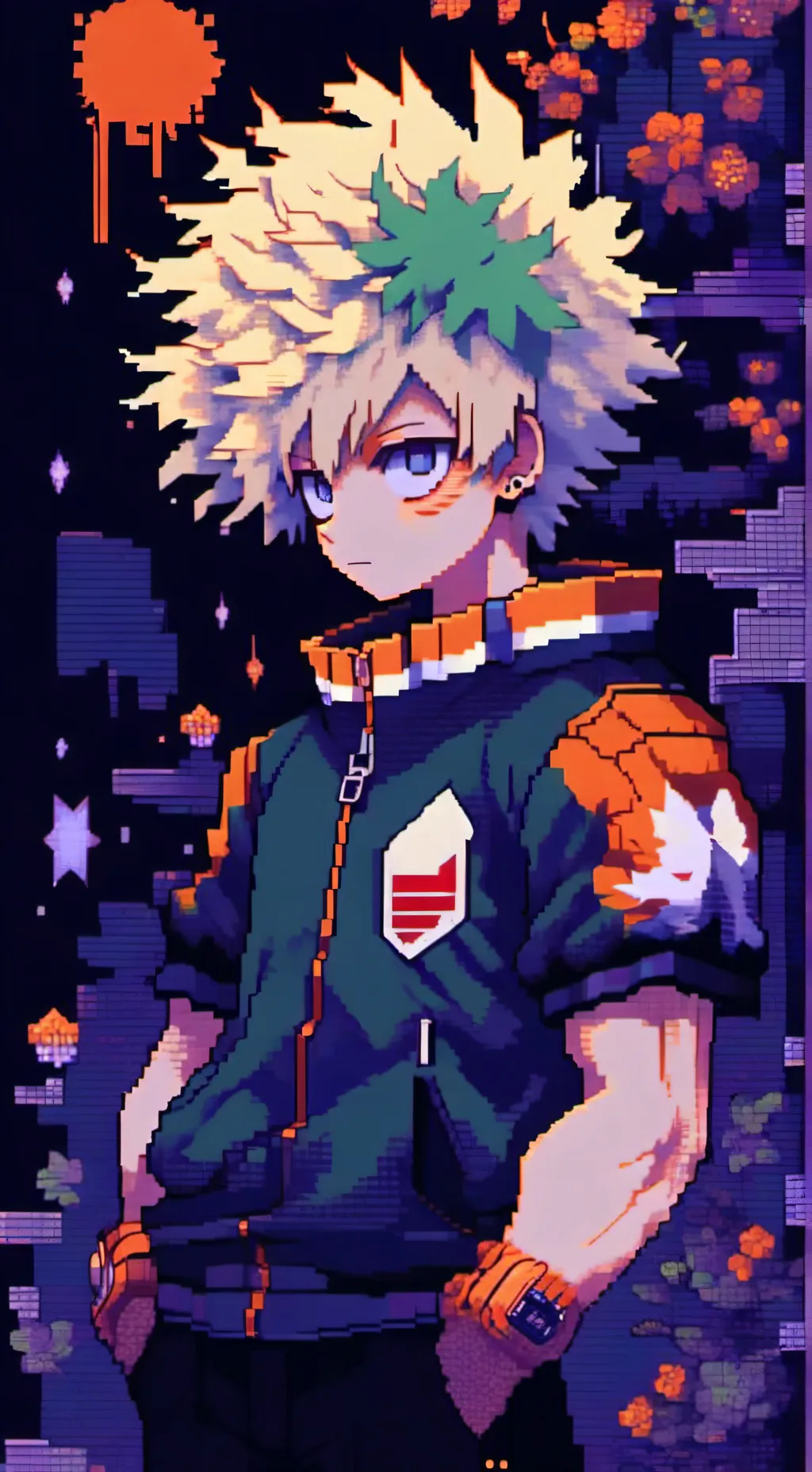 ai character: MHA field trip background