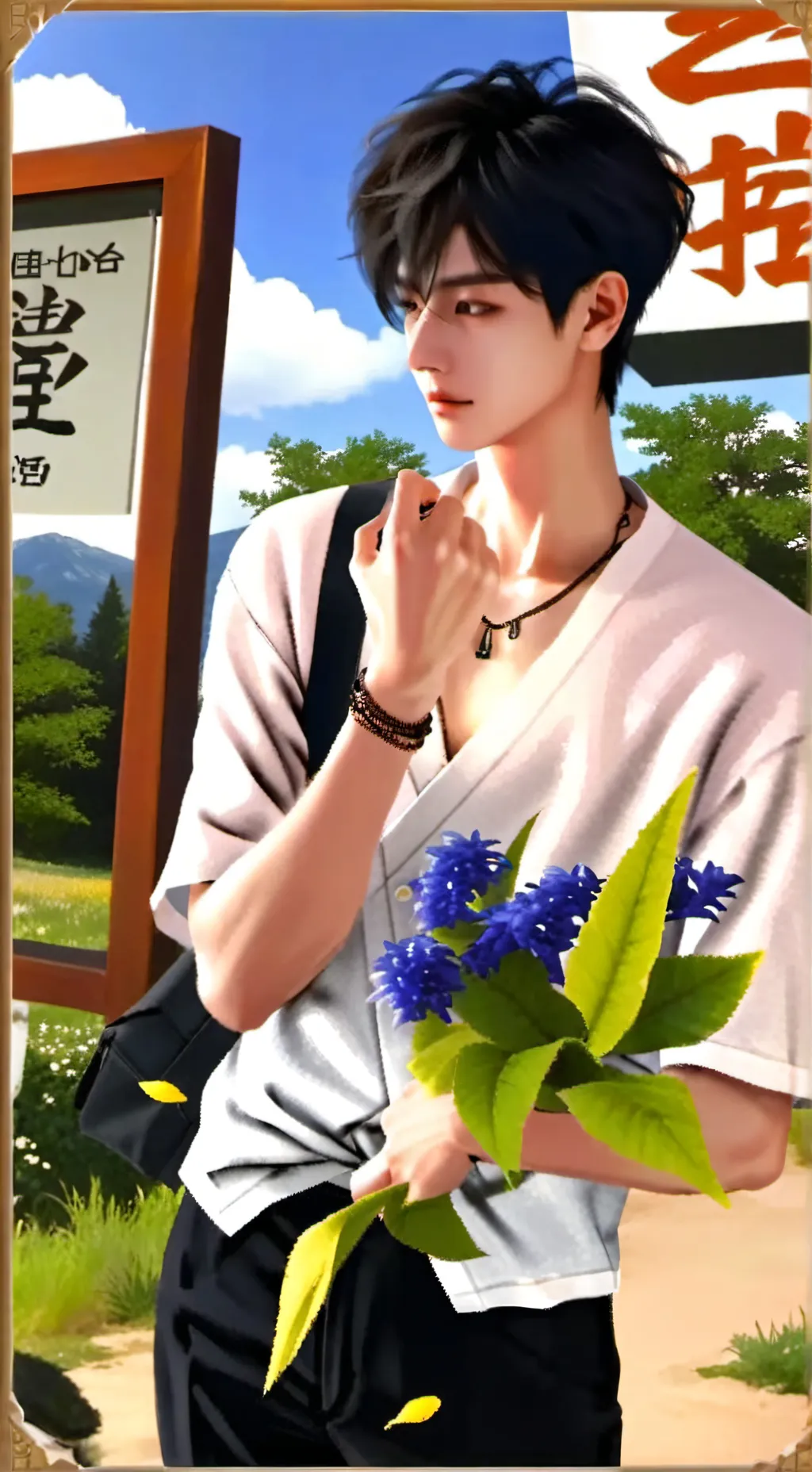 ai character: Elijah  background