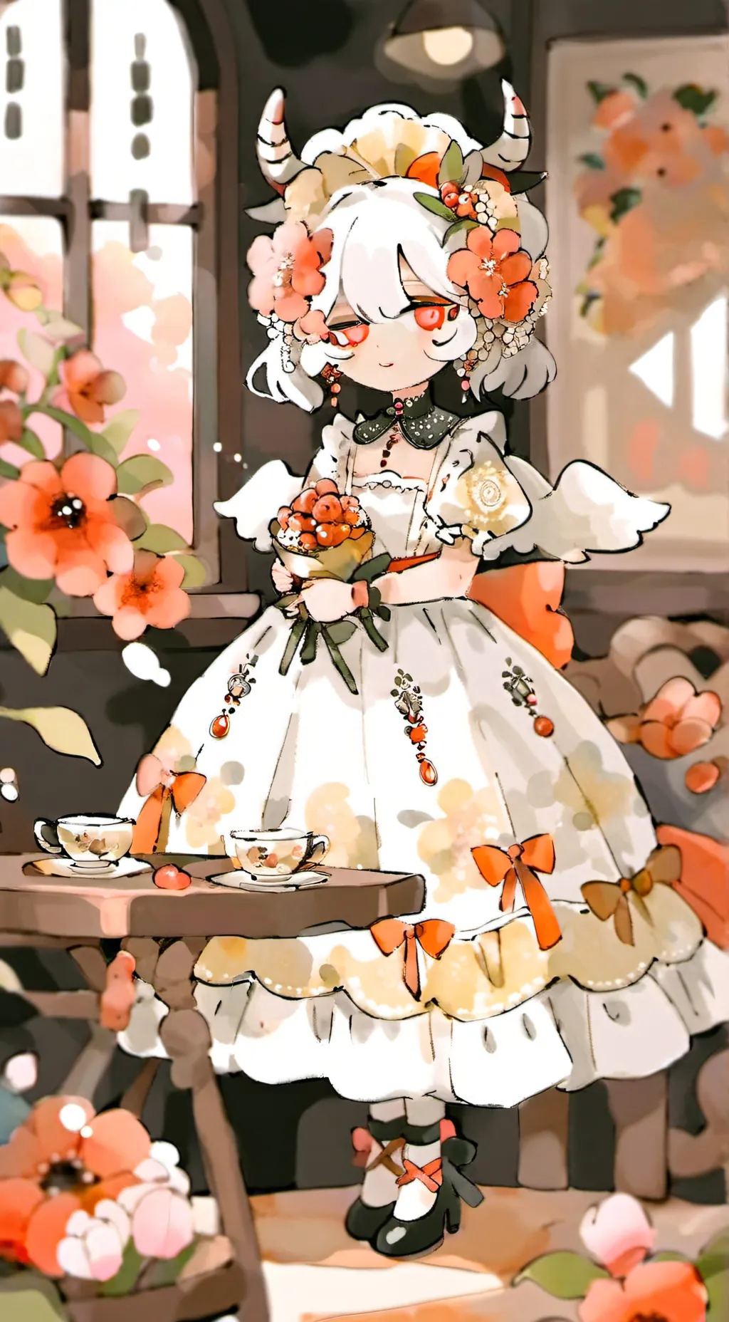 ai character: Cloverthestarluck background