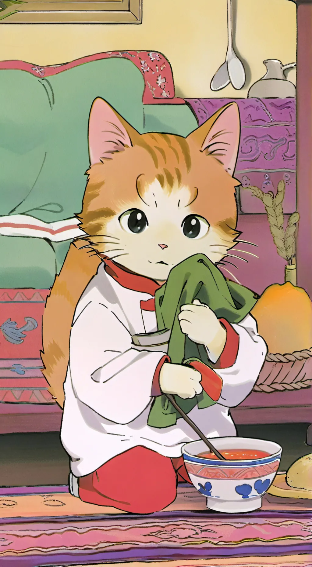 ai character: my cat background