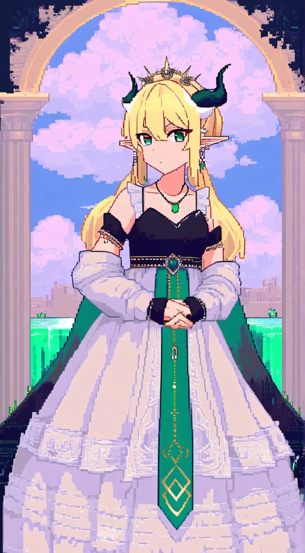 ai character: Queen Koopa 👑🦖💅 background