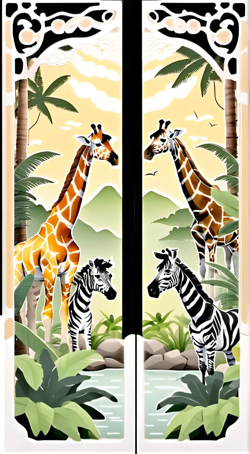 ai character: PJO ZOO🎉 background