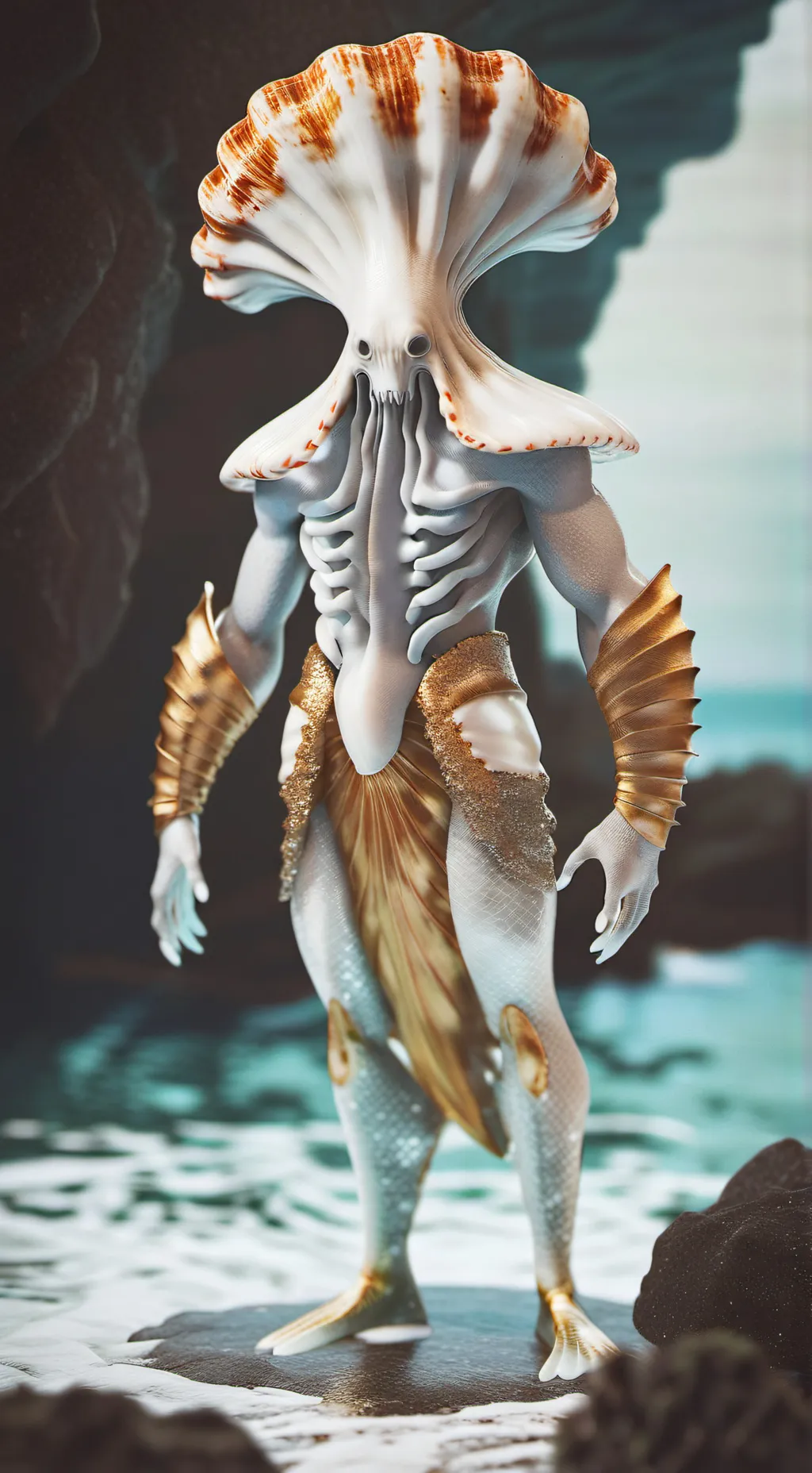 ai character: homo clamia background