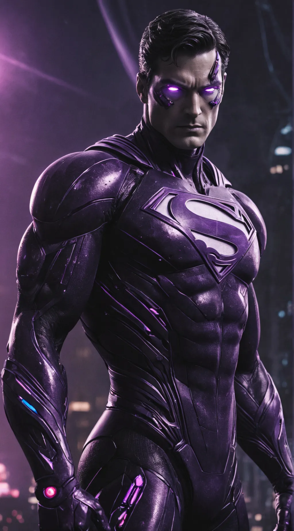 ai character: Anti-Hero Superman background