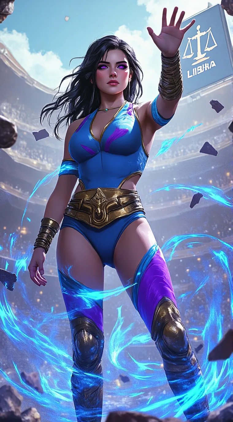 ai character: Leslye Line background
