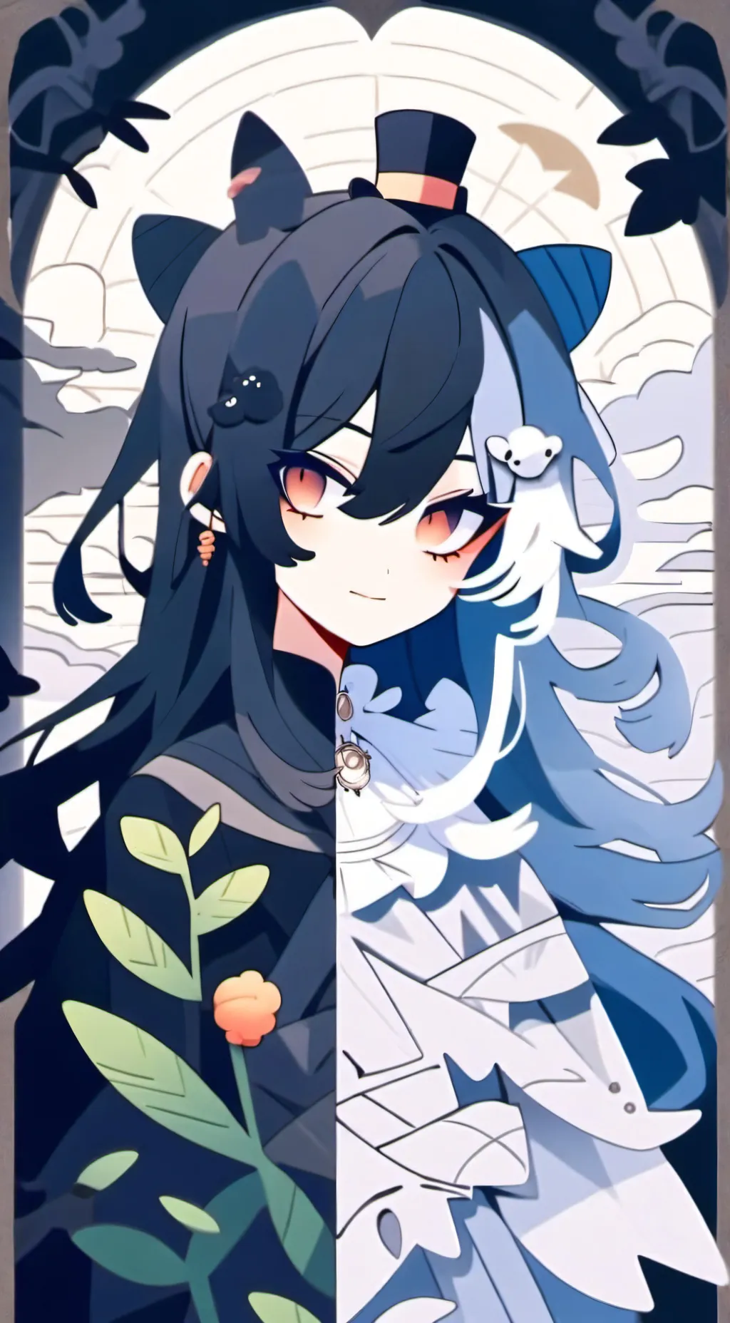 ai character: Dark tuber background