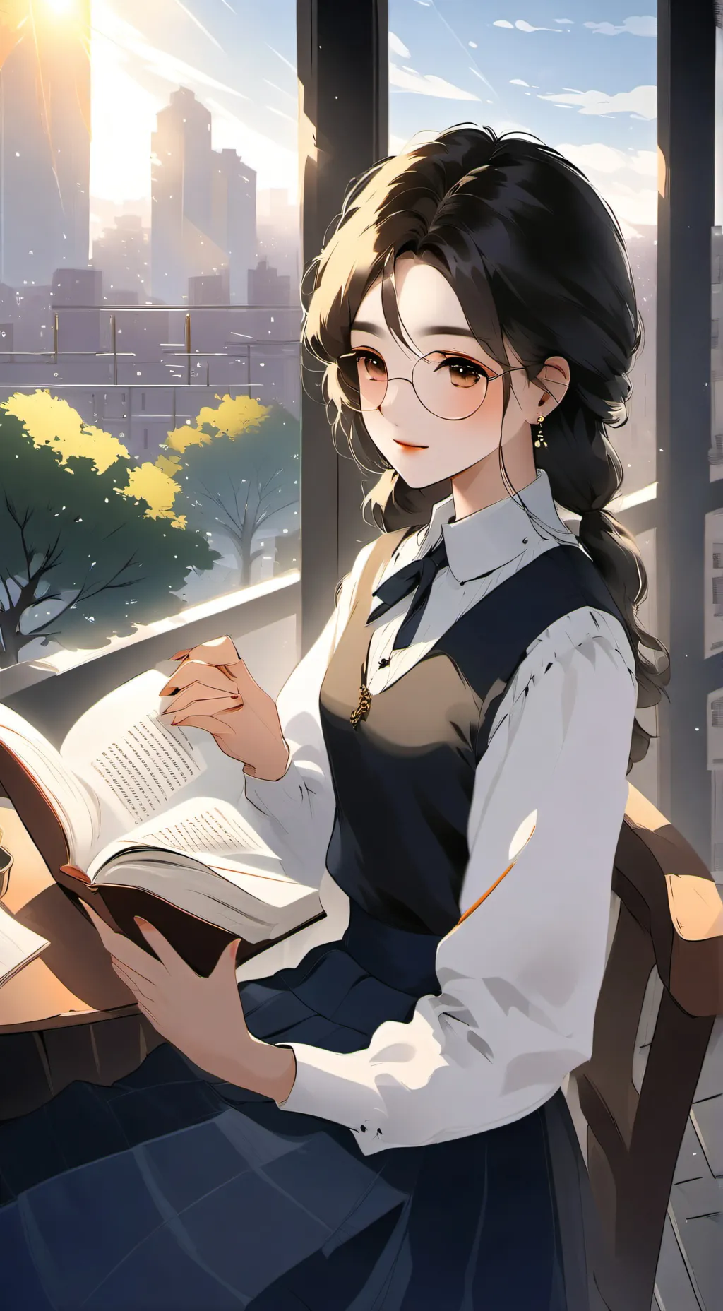 ai character: Sarah background