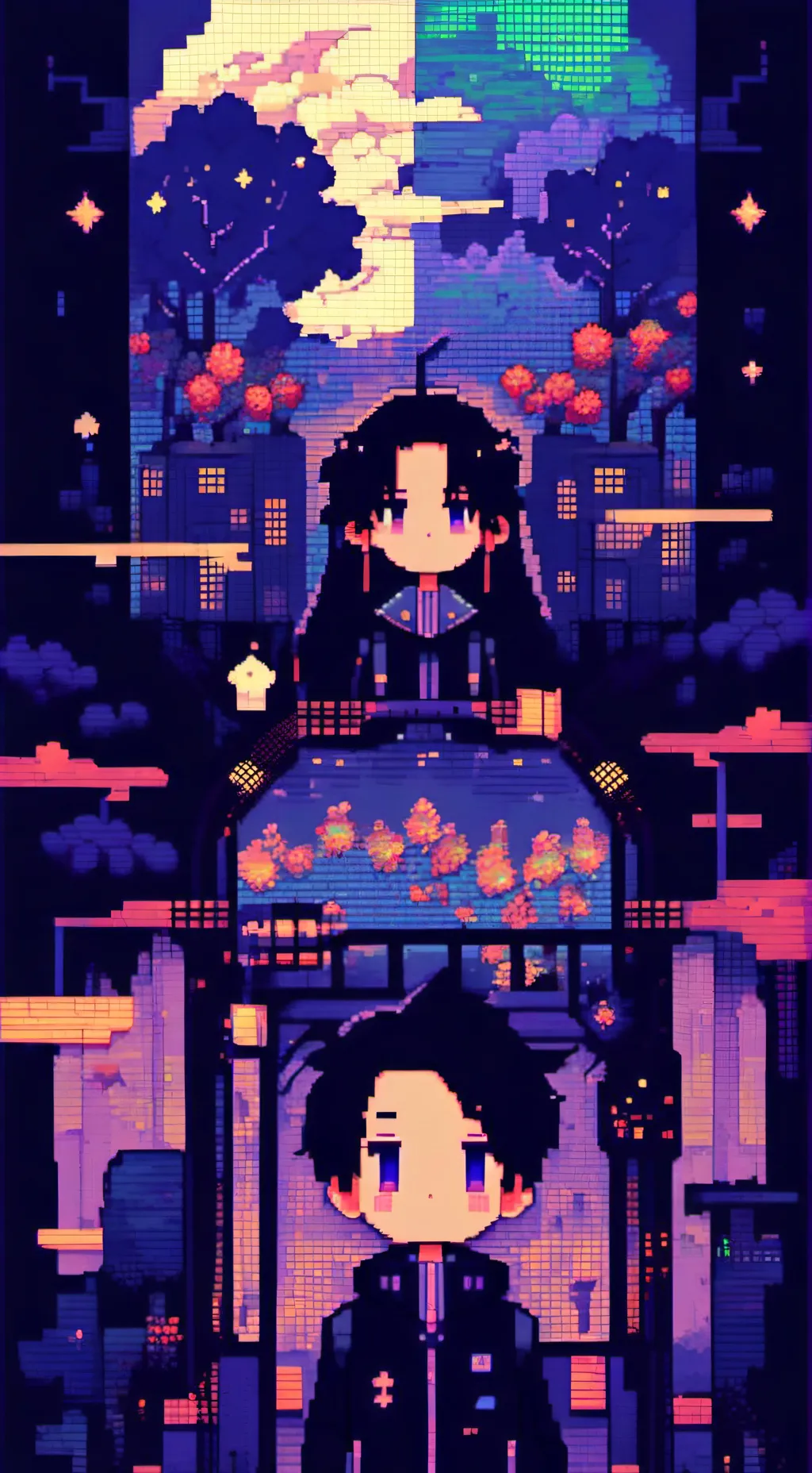 ai character: Kny school  background