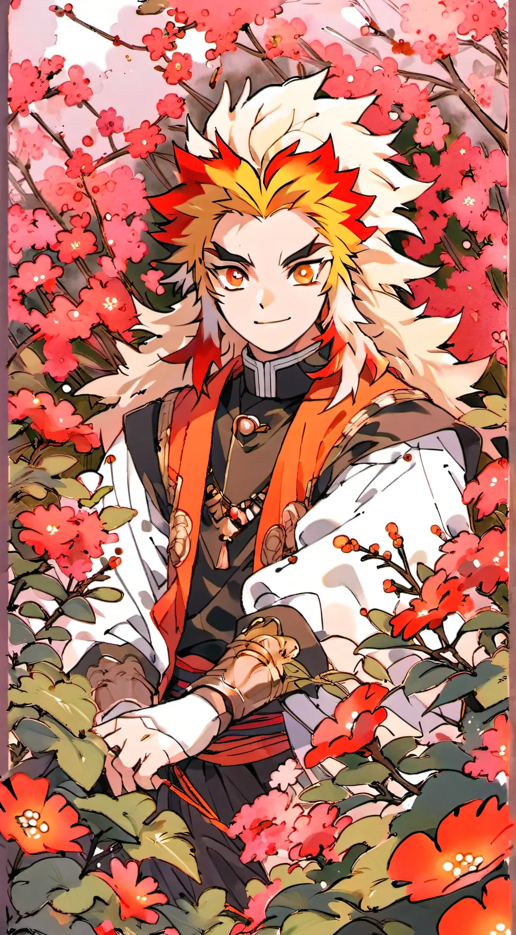 ai character: Rengoku background
