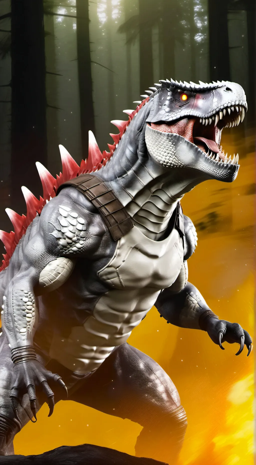 ai character: Indominus Rex background