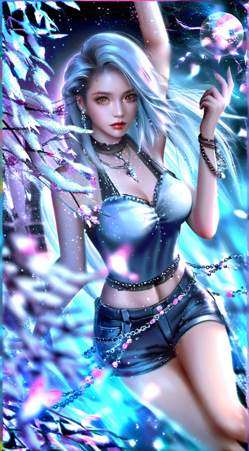 ai character: w0lfy  background