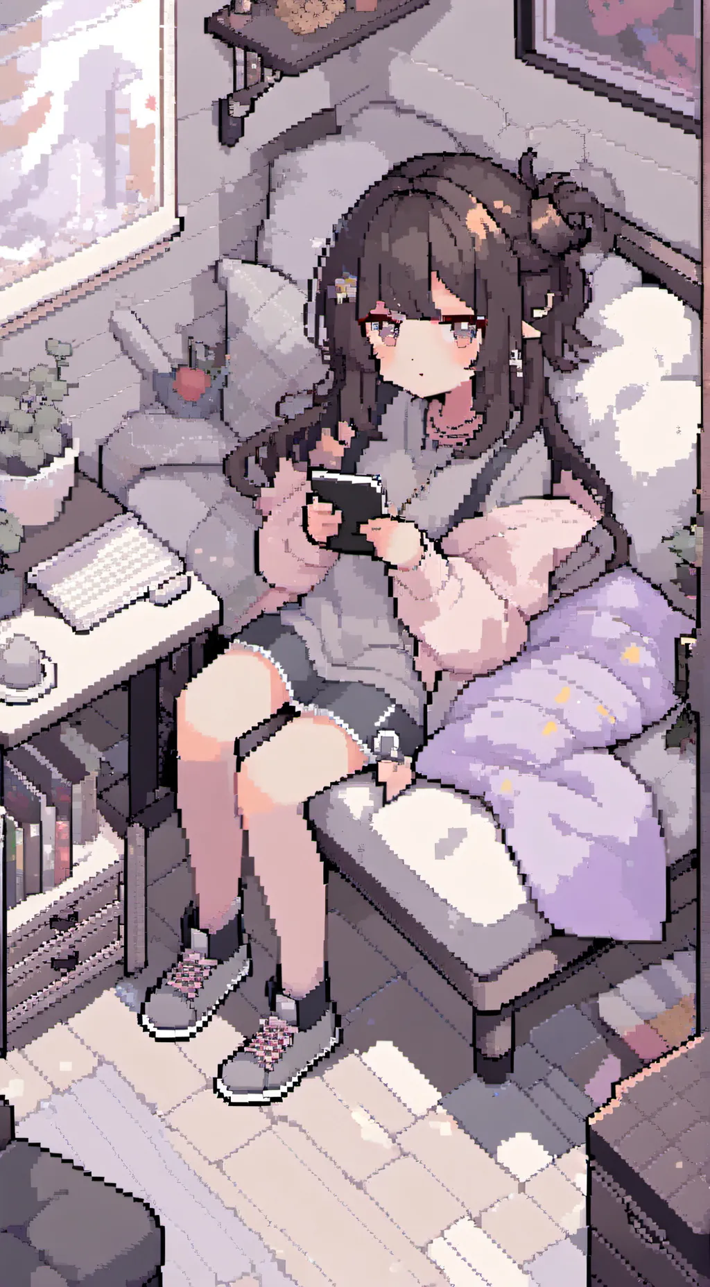 ai character: MHA SLEEPOVA!!!! background