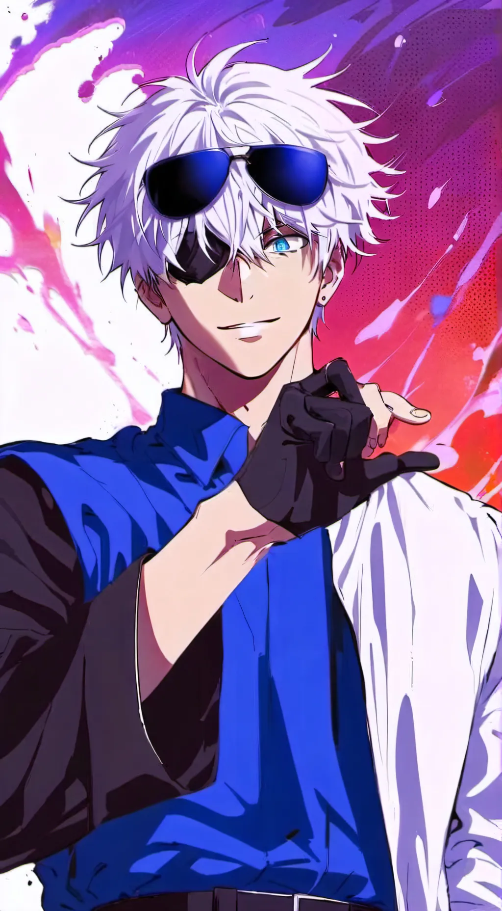 ai character: Gojo Satoru background