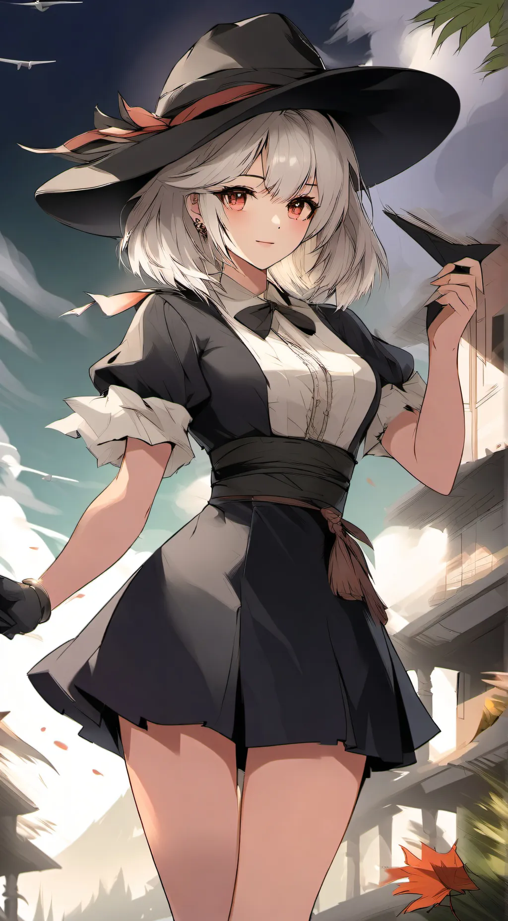 ai character: la bruja neaa background
