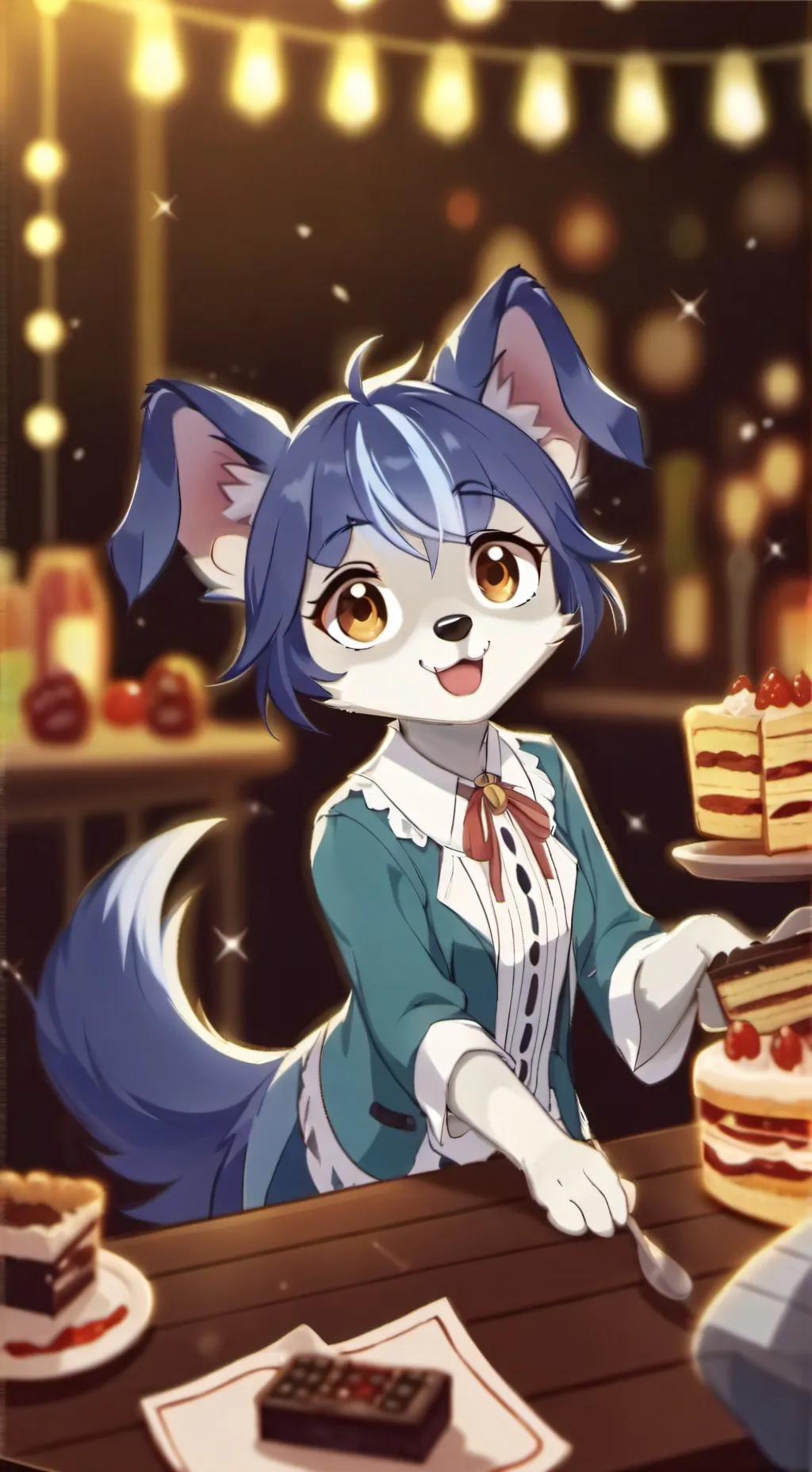 ai character: Bluey Chan background