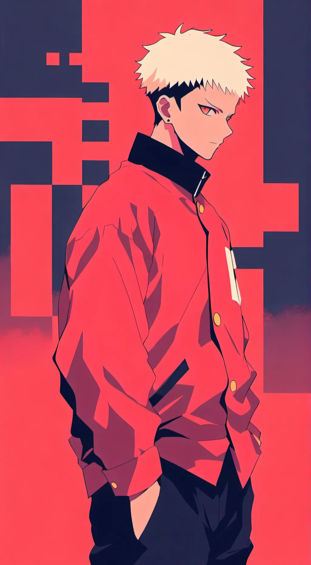 ai character: Jjk but dumb background