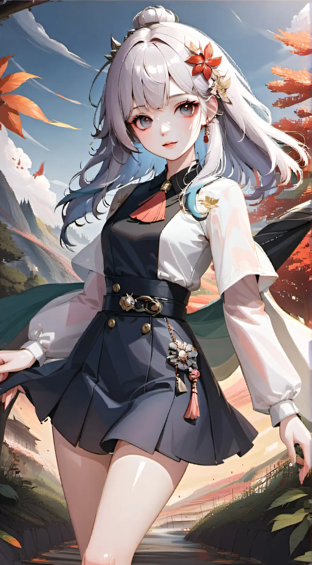 ai character: Аня background
