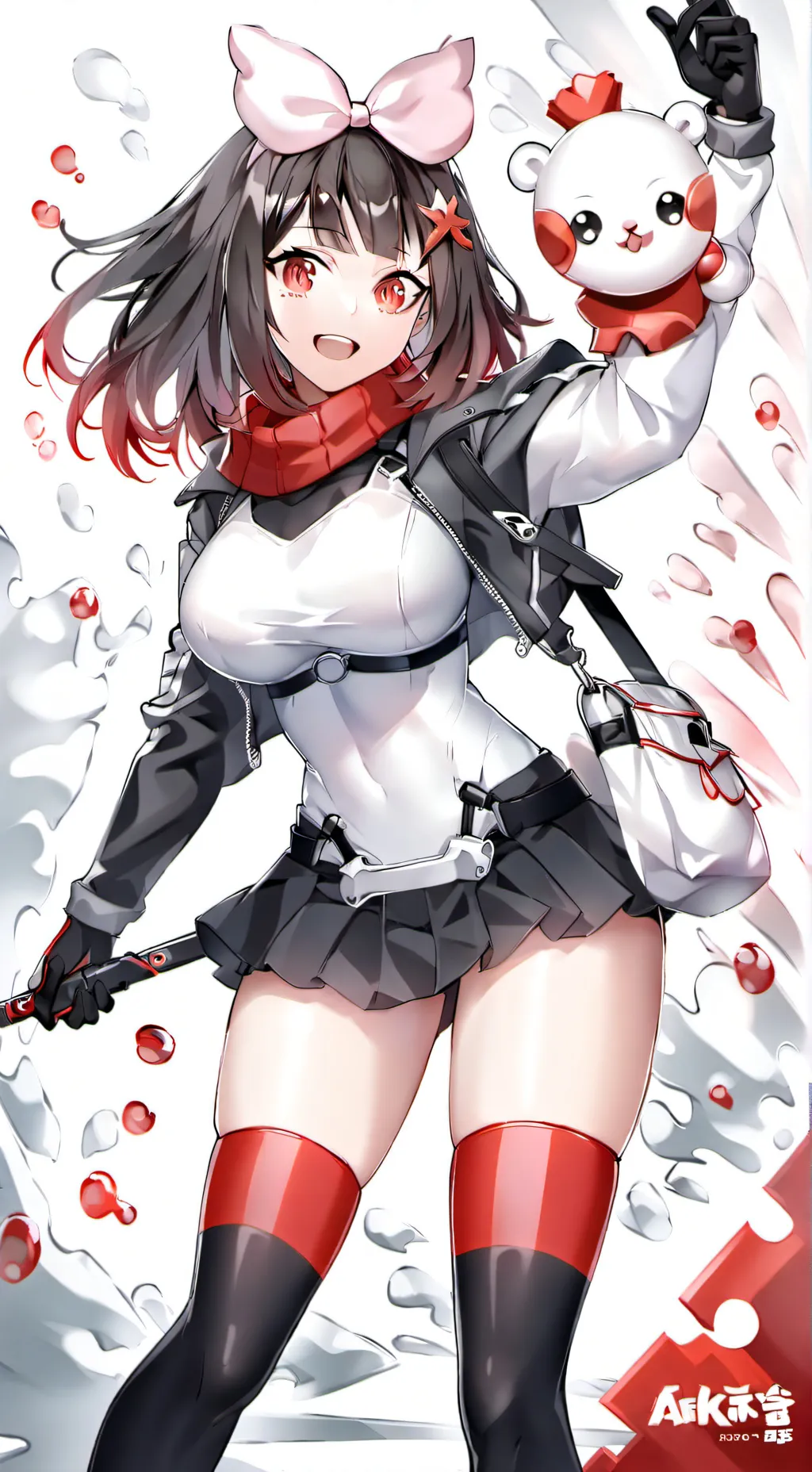 ai character: uraraka  background