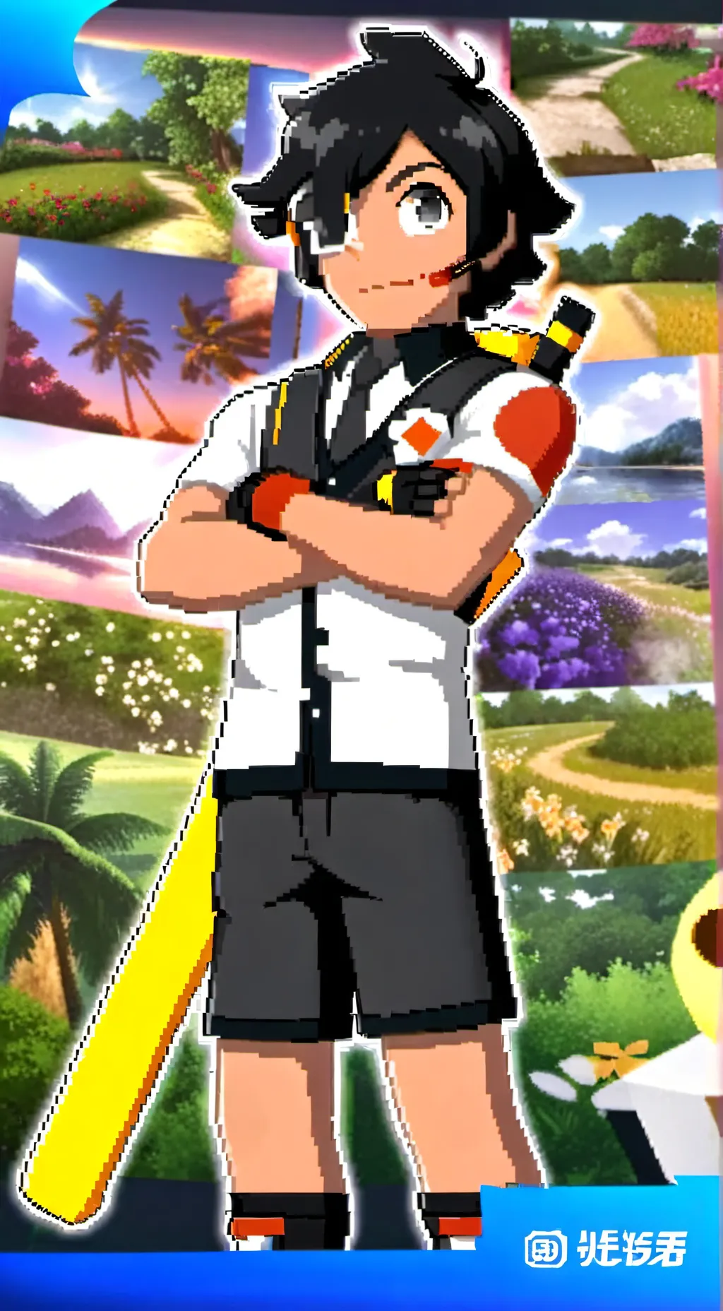 ai character: Evocreo RAD GC background