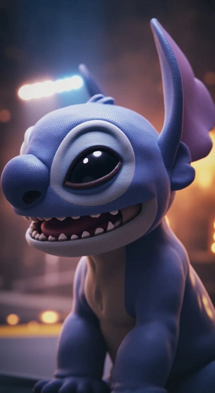 ai character: lilo y stich background