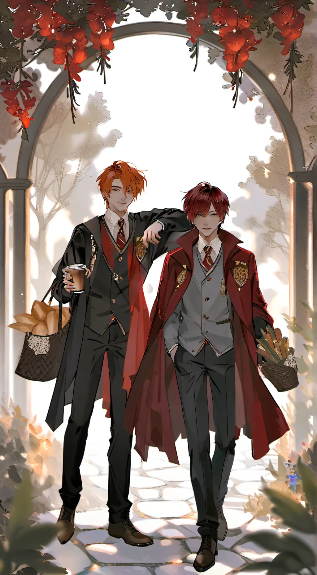 ai character: Fred and George W. background
