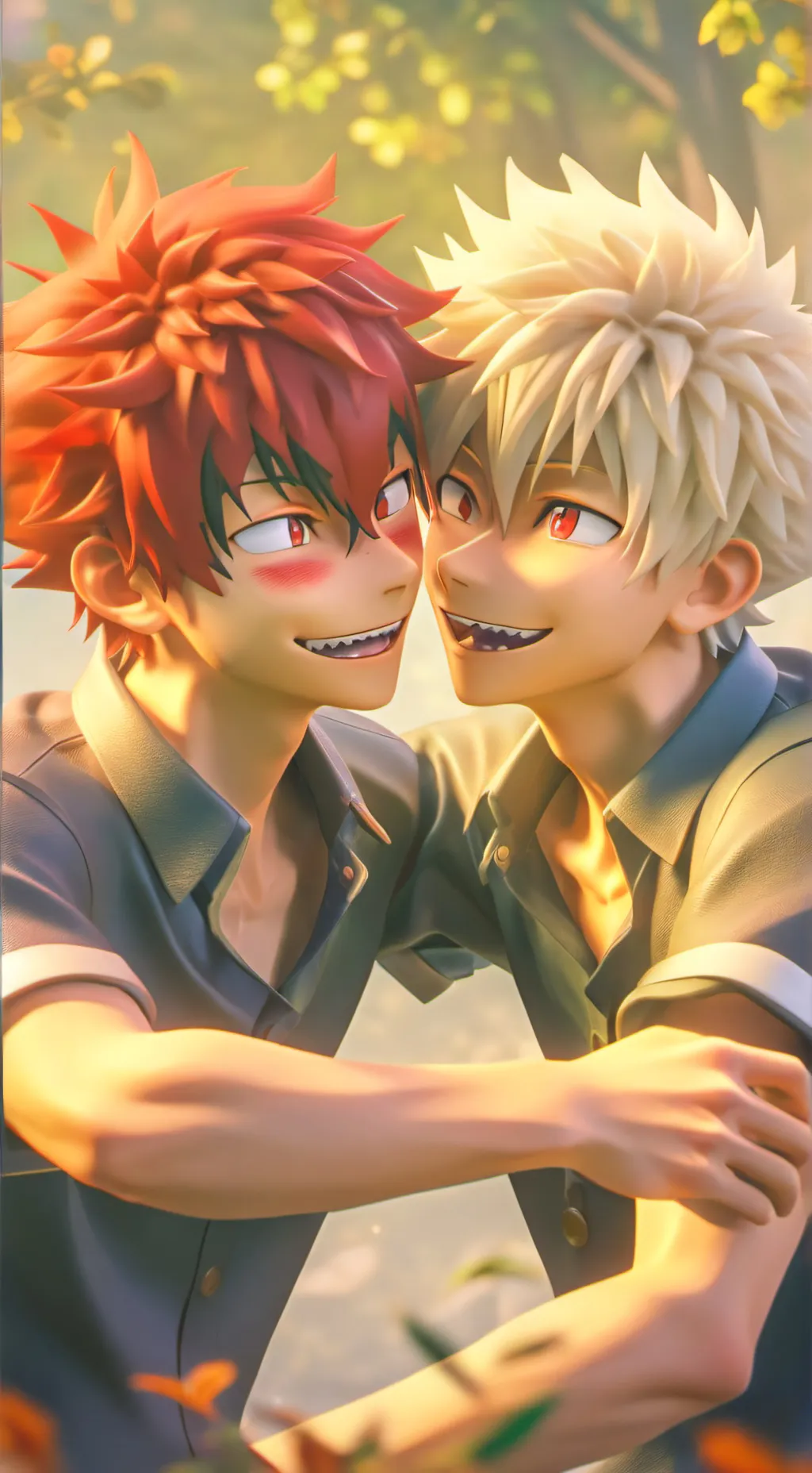 ai character: Bakugo cheats on.? background