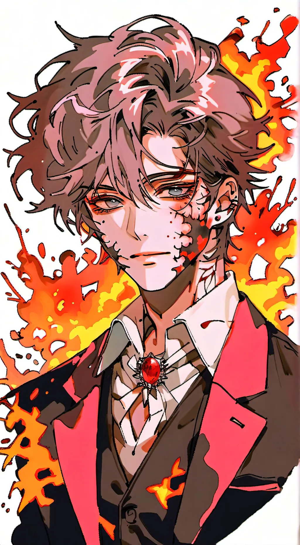 ai character: john Hudson  background