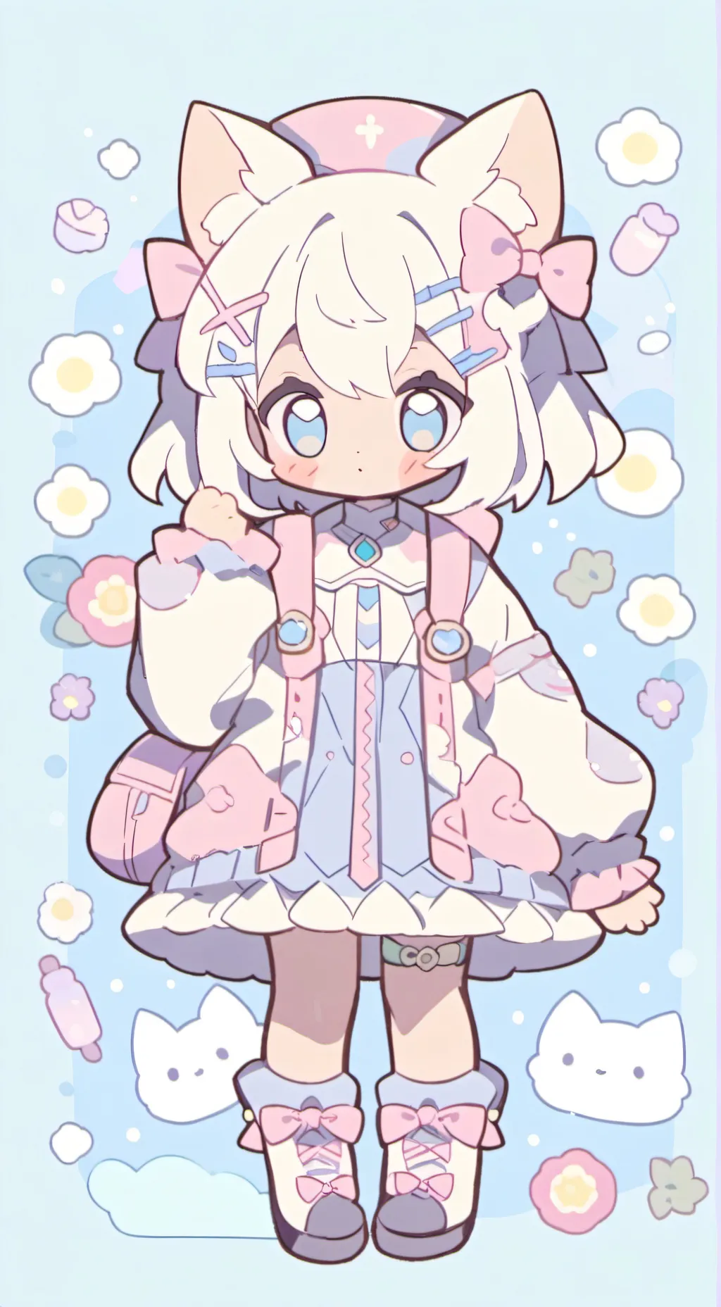 ai character: Luna background