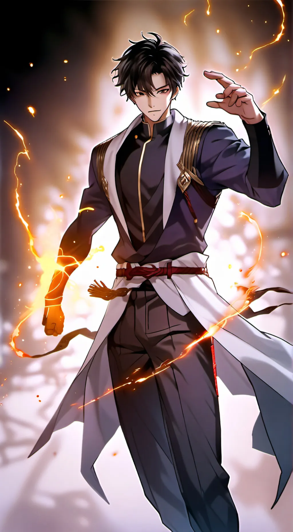 ai character: Solo levelling  background