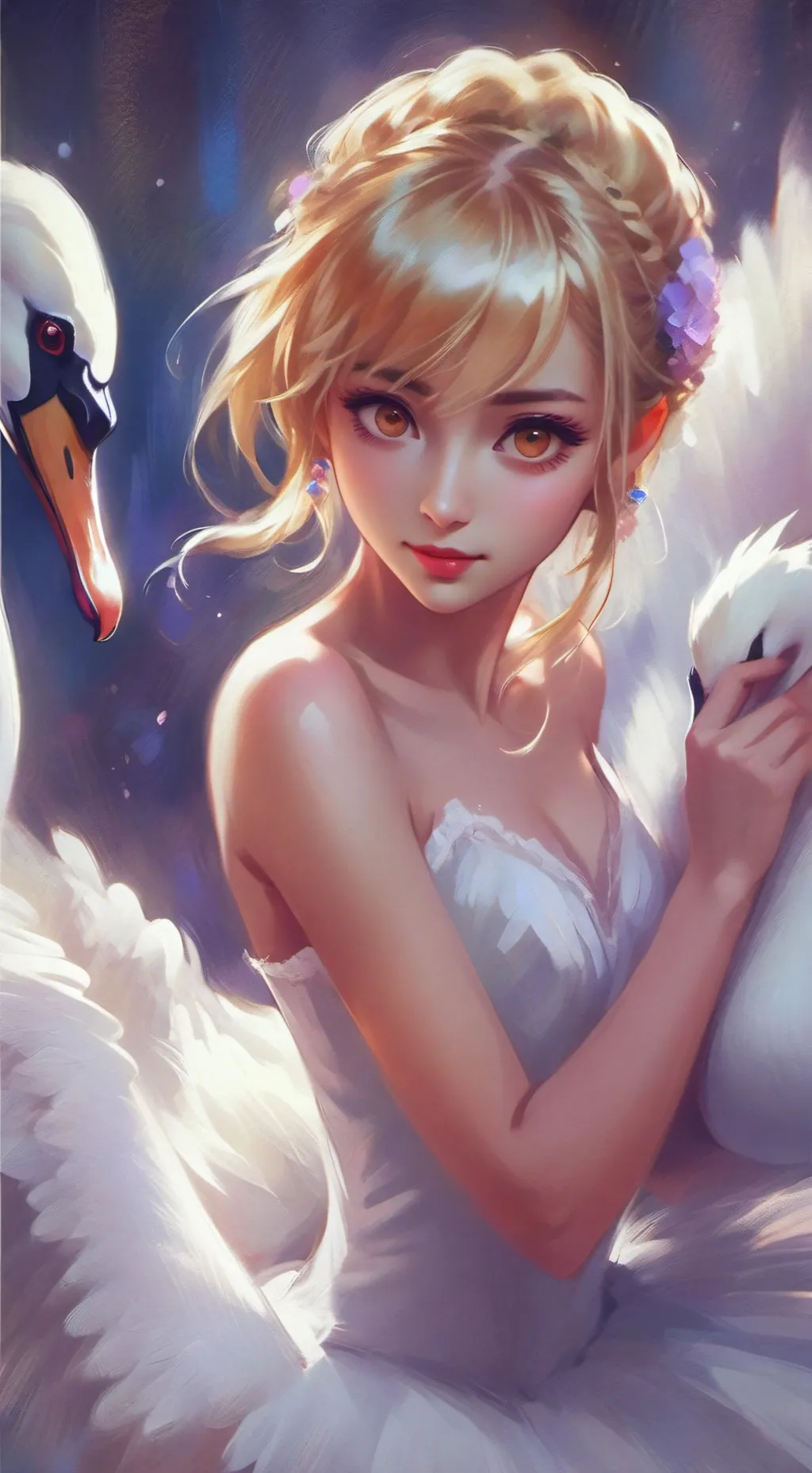 ai character: Odette background