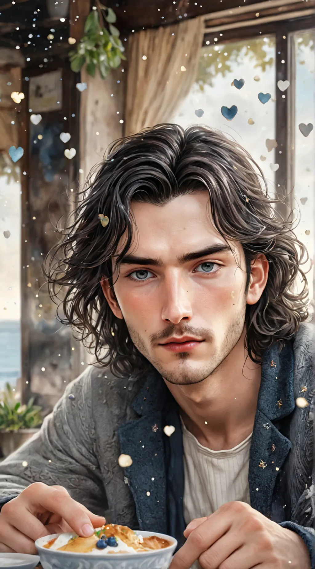 ai character: Jonathan  background