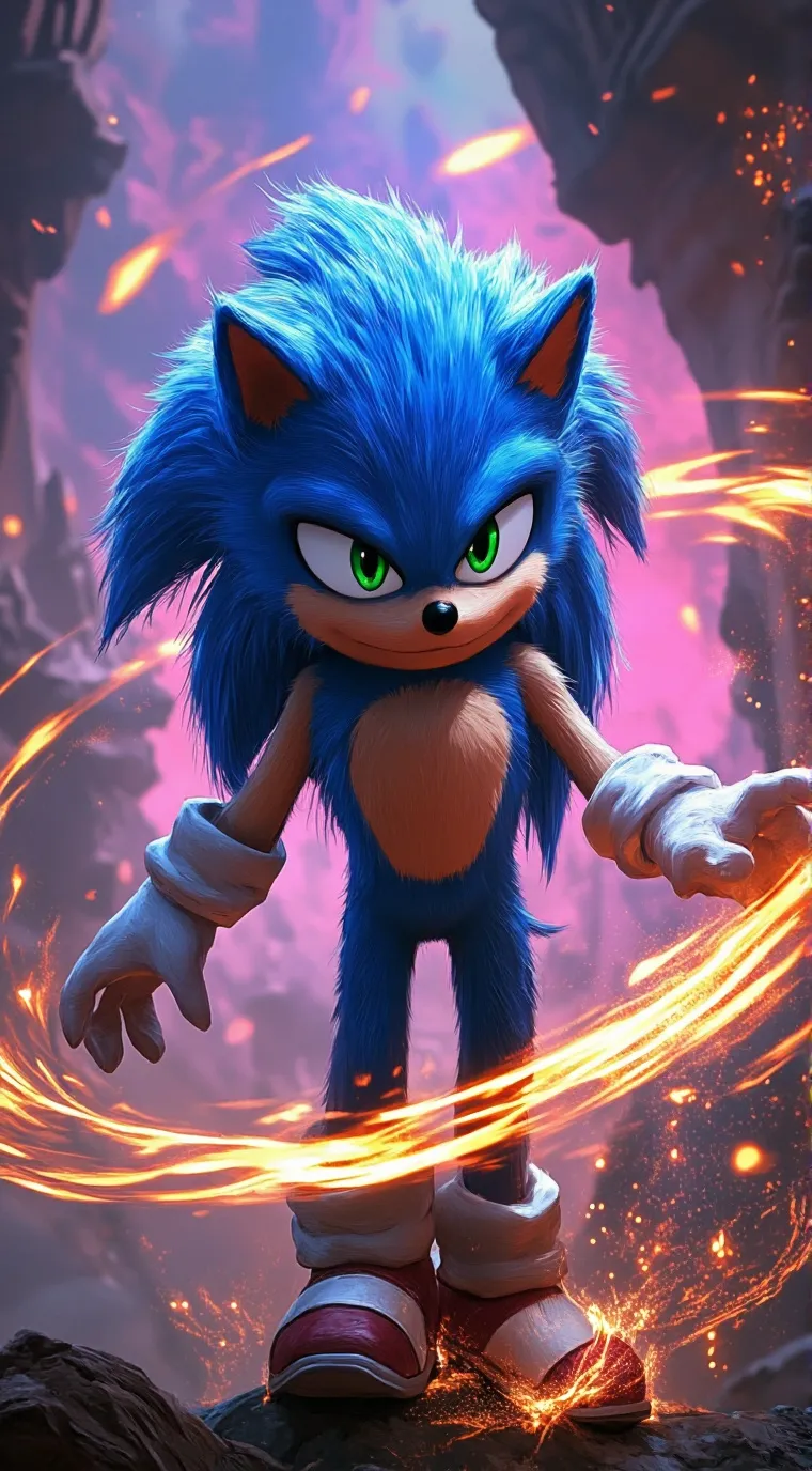 ai character: Sonic background