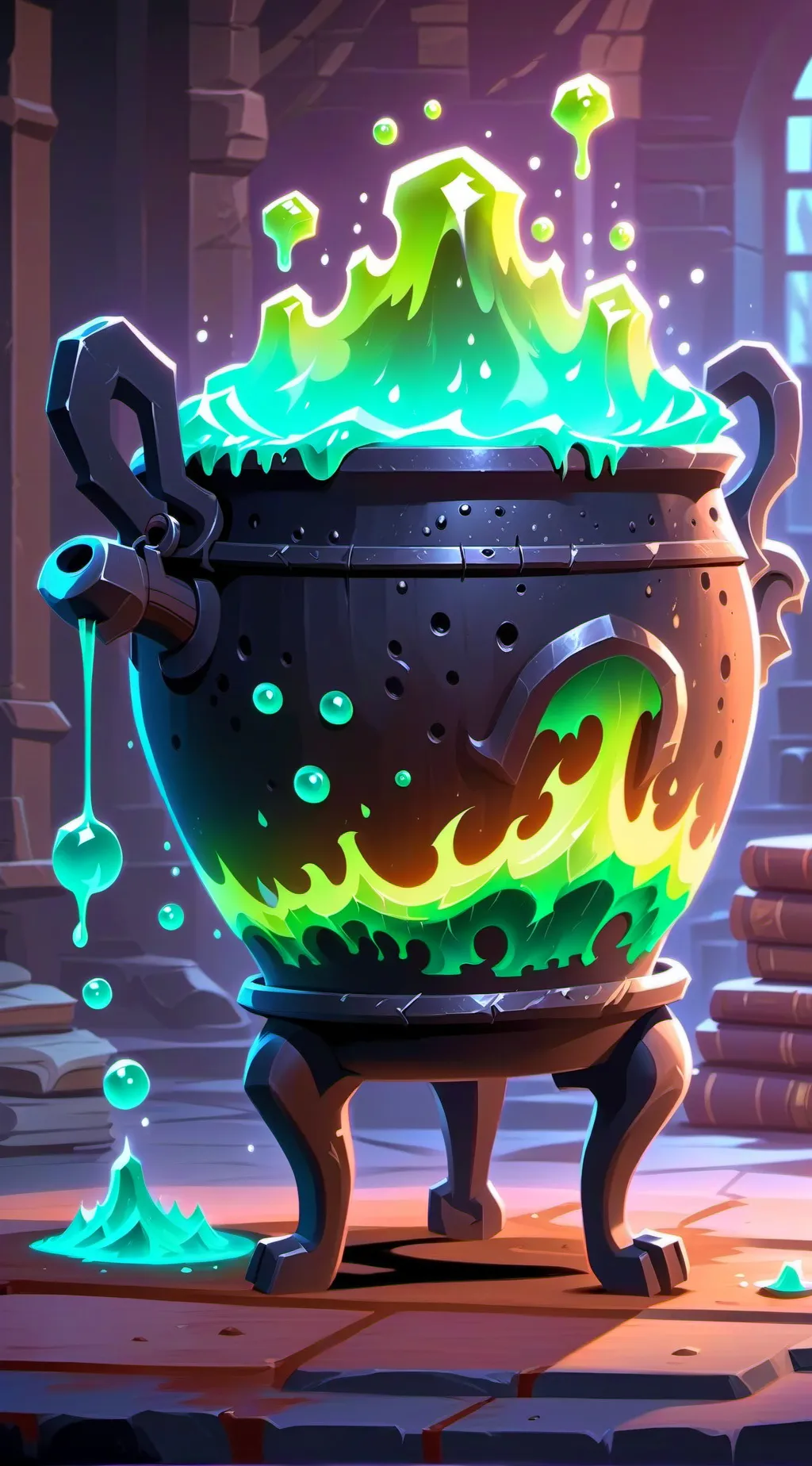 ai character: The Black Cauldron background