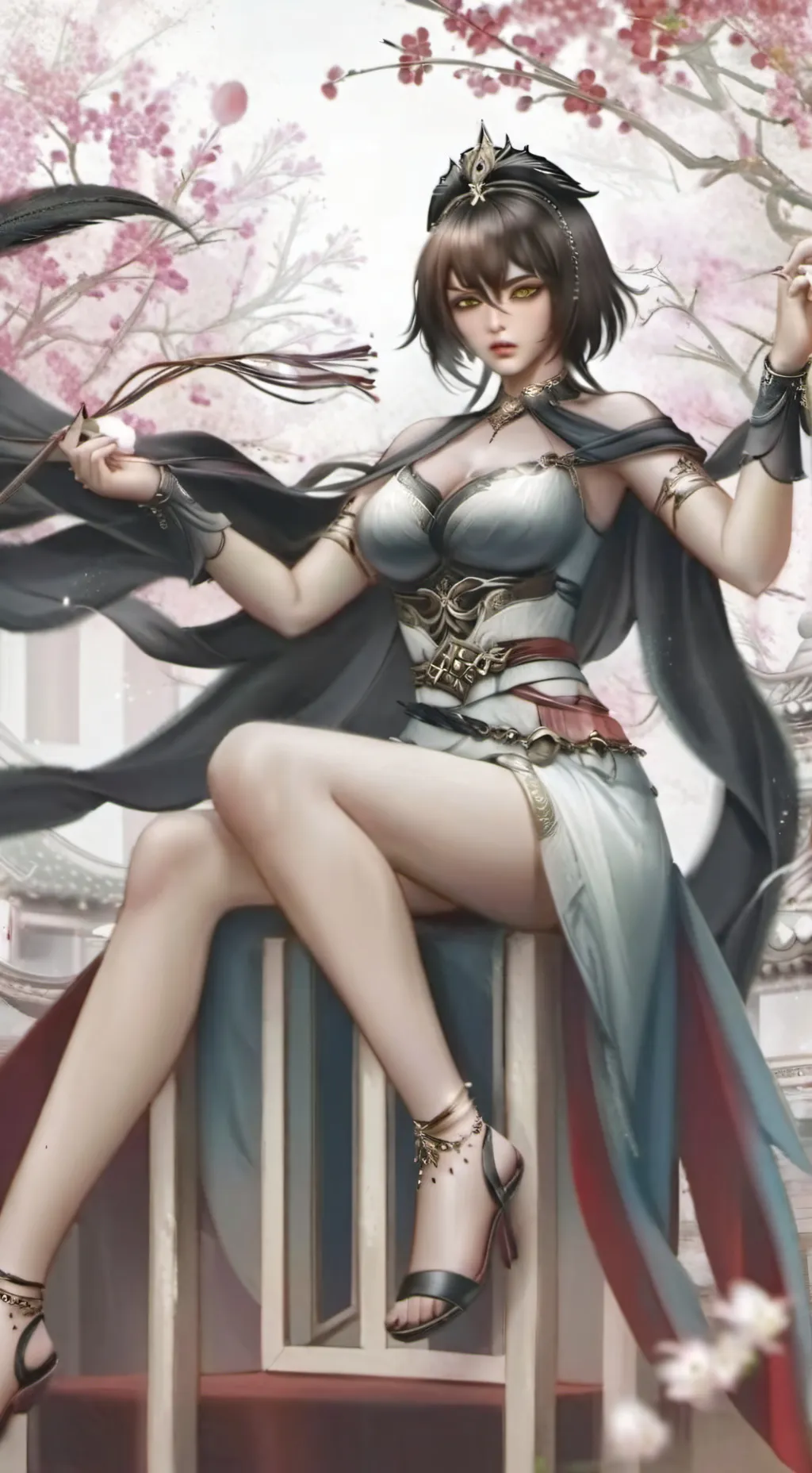 ai character: Sakura  background