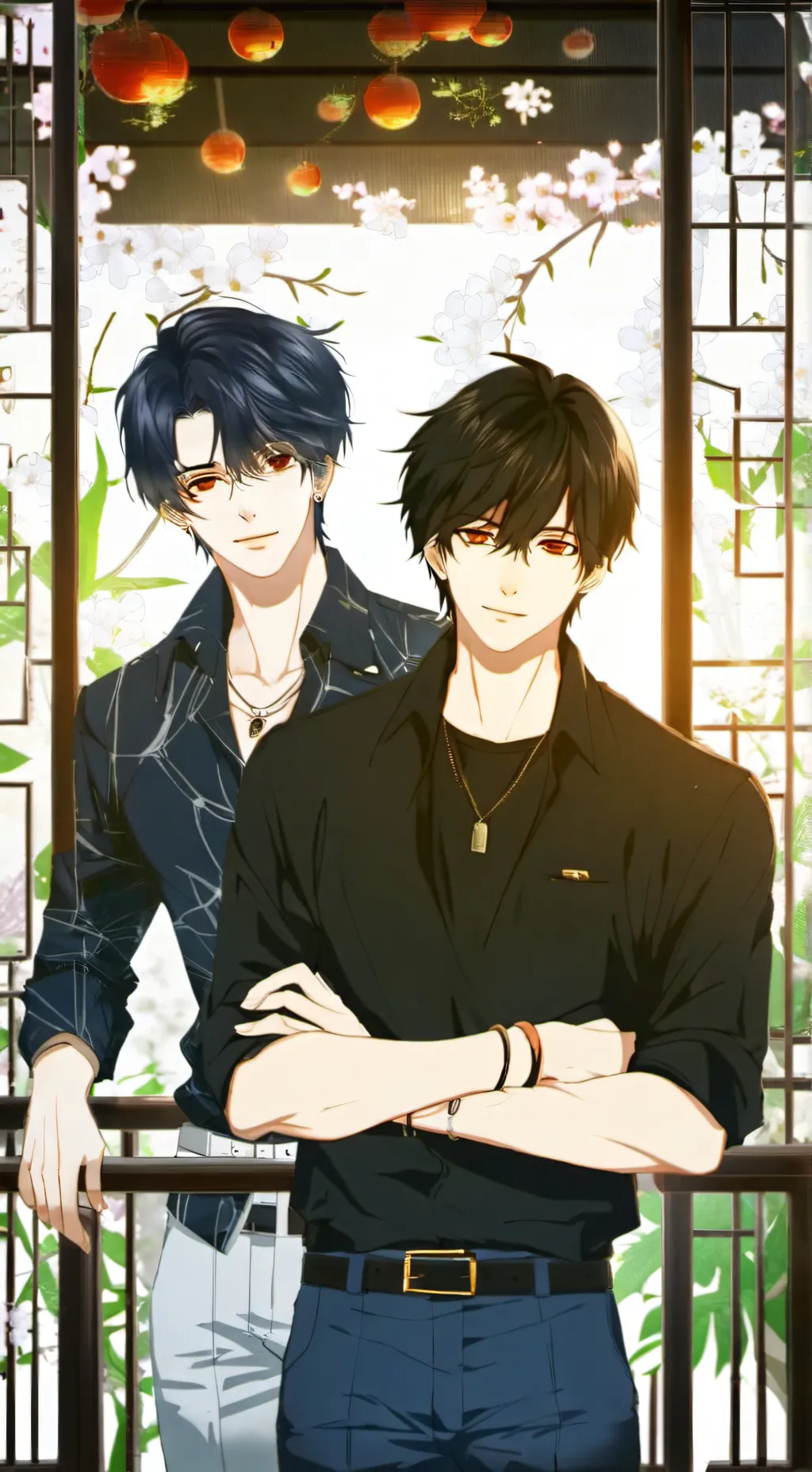 ai character: boys only  background