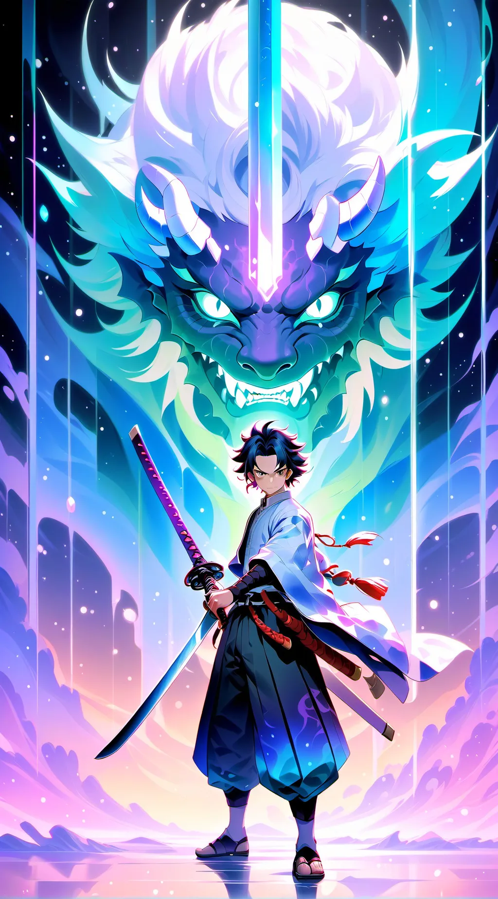 ai character: Kny final battle background