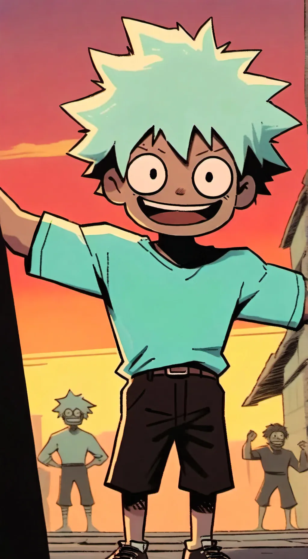 ai character: mha algicosathlon background