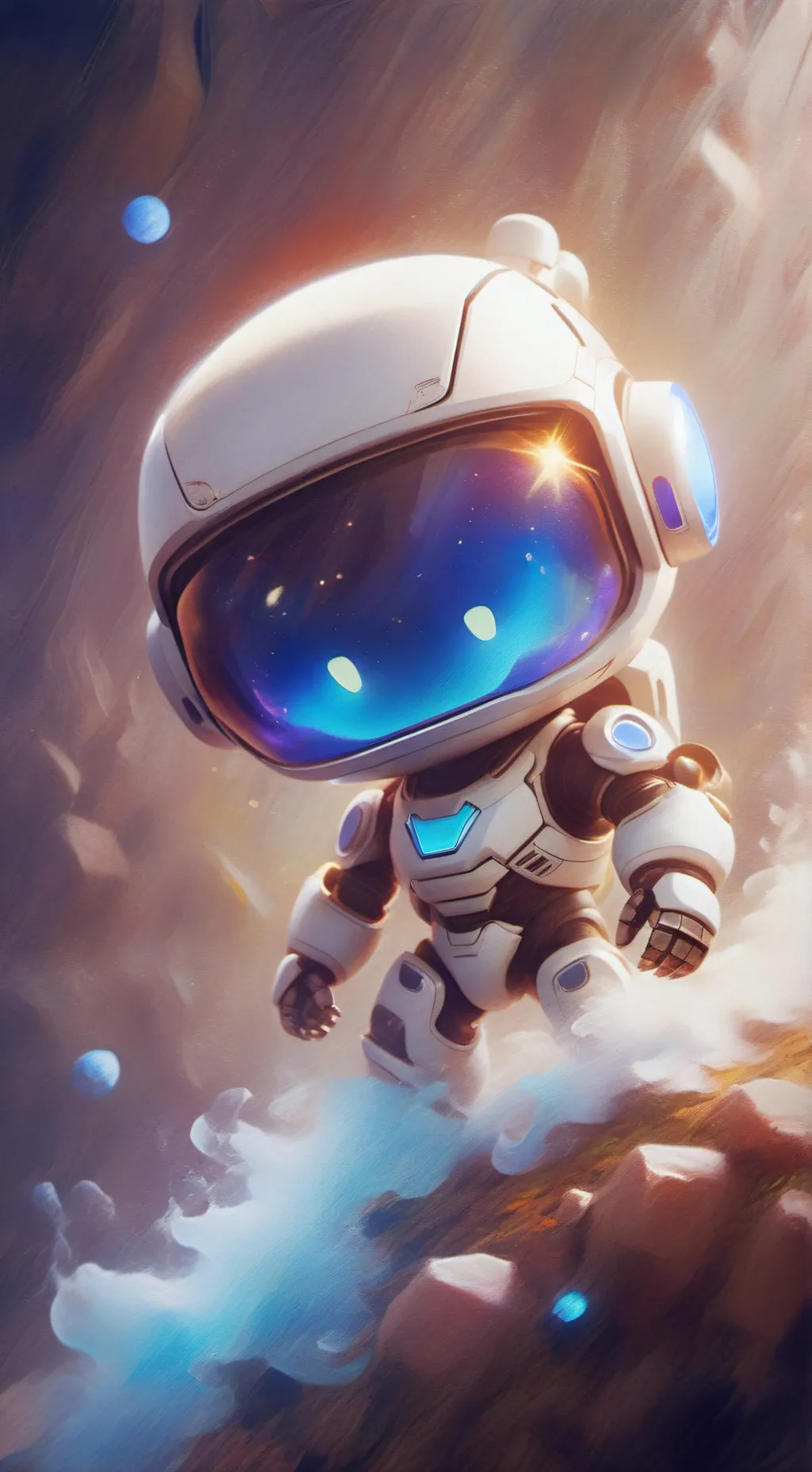 ai character: astro bot background