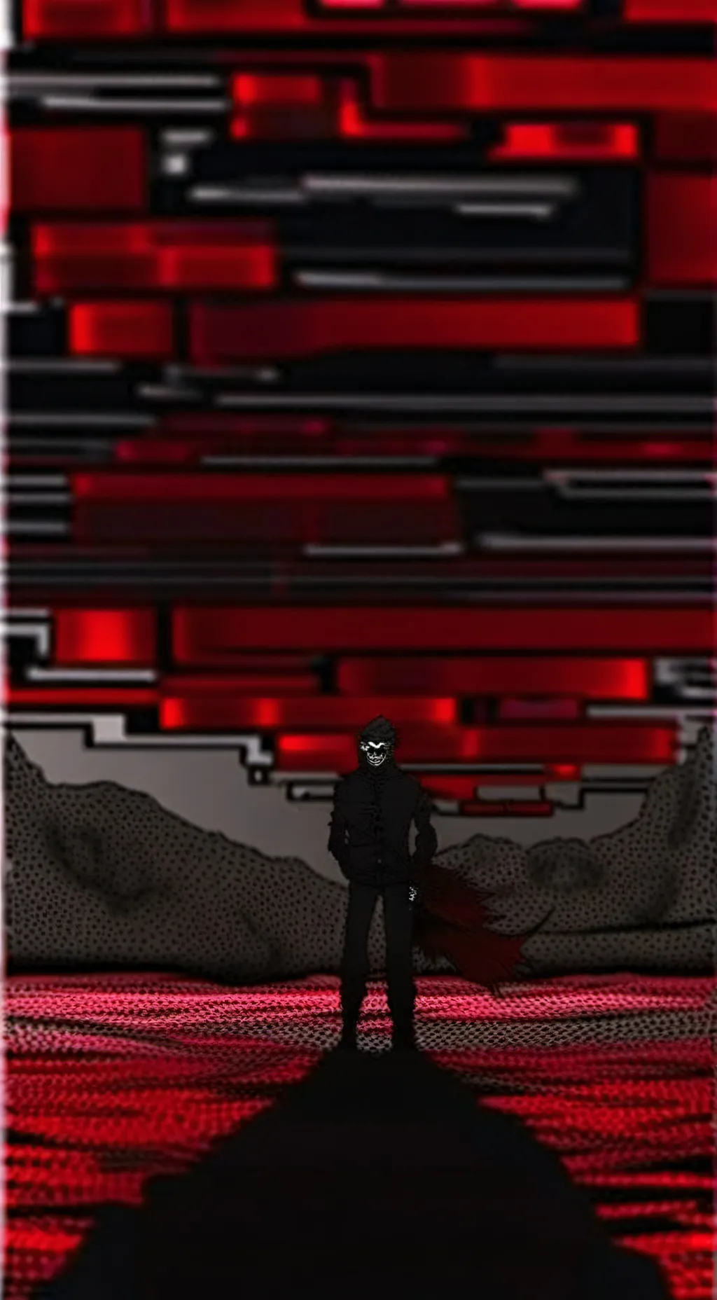 ai character: Error sans background