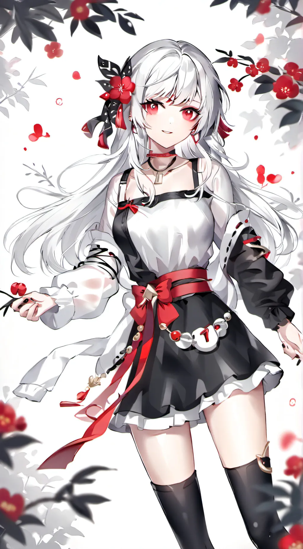 ai character: Tsuru  background